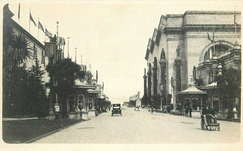 Auto Wicker Stroller California Exposition C-1915 RPPC Photo Postcard 3702