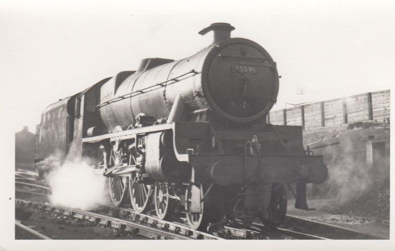 45596 Train At Stockport Station in 1965 Vintage Railway Photo