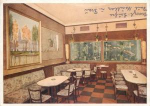 Frankfurt am Main 1958 Eis Cafe WiPra Aquarienzimmer cafe restaurant interior