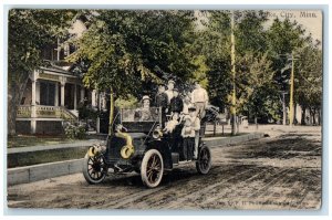 1909 Oil Center Classic Car St. Lake City Minnesota RPO Vintage Antique Postcard