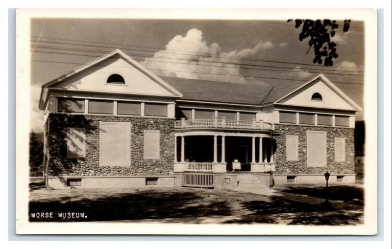 Postcard Morse Museum, Warren, NH 1920-1945 era RPPC I12 B