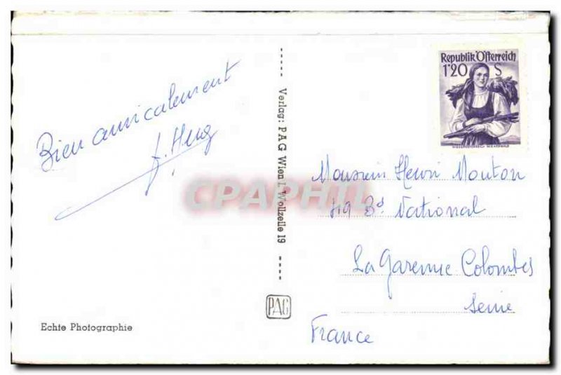 Old Postcard Wien Schoss Schonbruan