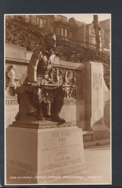 Scotland Postcard - Edinburgh, Scottish American War Memorial   RS21007