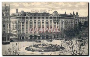 Old Postcard Palace Hotel Madrid