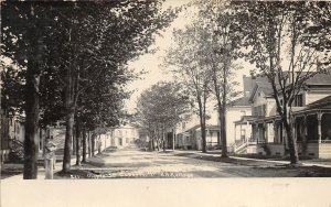 J15/ Cuba New York RPPC Postcard c1910 Maple Street Main Street Homes 104