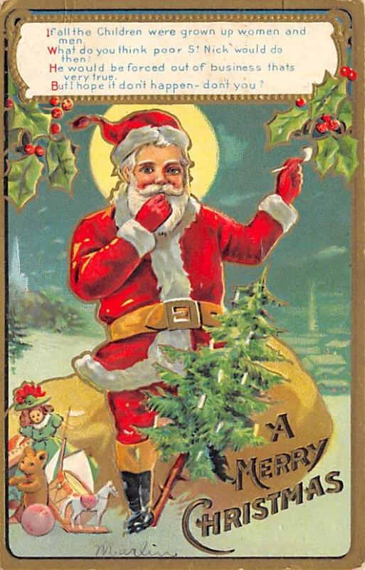 Santa Claus Postal Used Unknown 