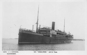 S.S. Insulinde S.S. Insulinde, Royal Rotterdamsche  Lloyd Lines View image 