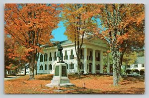 Windham County Court House   Newfane Vermont  Postcard