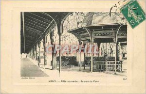 Postcard Old Vichy Allee Covered Source Park