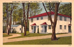 Island Park Restaurant and Motor Court north of Harrisburg - Harrisburg, Penn...