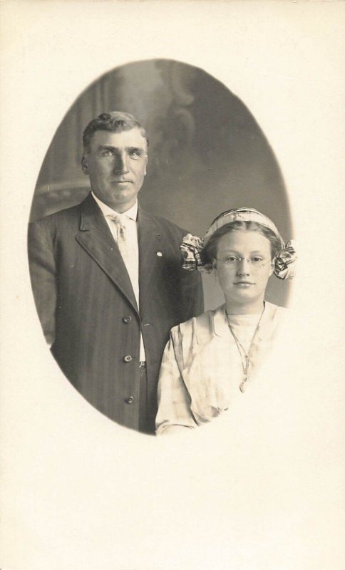 AURORA NEBRASKA-MESSAGE FROM ANDREW TO HILDA~1912 REAL PHOTO POSTCARD