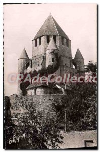 Postcard Old Town High Provins Cesar Tower