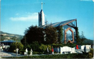 Rancho Palos Verdes California CA Wayfarer Chapel Postcard Mirro VTG UNP Vintage 