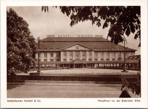 Postcard Germany - Sektkellereien Henkell & - Front view from Biebricher Avenue