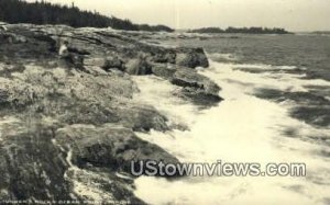 Real Photo, Cunner's Rock - Ocean Point, Maine ME  