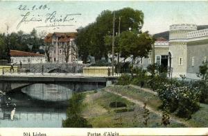 portugal, LISBON LISBOA, Portas d'Alges (1910)