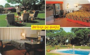 Cuernavaca, Morelos Mexico  LAS QUINTAS HOTEL Pool~Room~Patio ROADSIDE Postcard