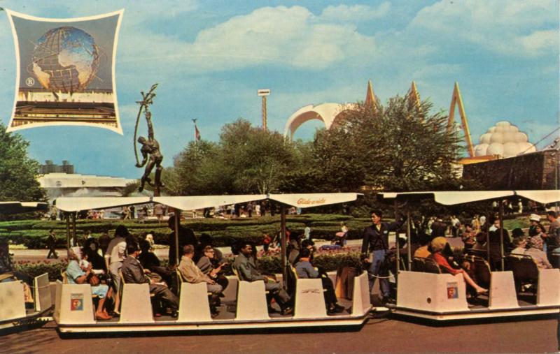 NY - New York World's Fair, 1964-65. Glide-A-Ride Train