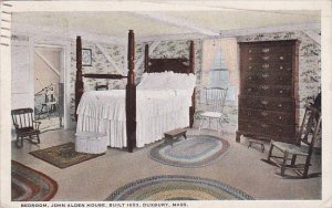 Massachusetts Duxbury Bedroom John Alden House Built 1653 1923