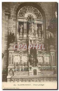 Postcard Old Ste Anne d'Auray privileged Altar