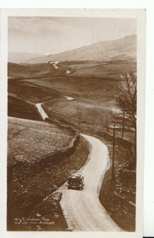 Cumbria Postcard - Kirkstone Pass and Inn from Ambleside, Real Photo - Ref TZ789