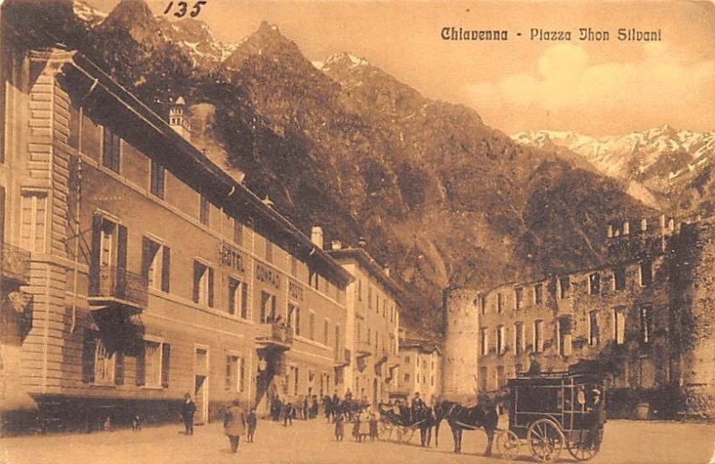 Piazza Thon Silvani Chiavenna United Kingdom, Great Britain, England Unused 