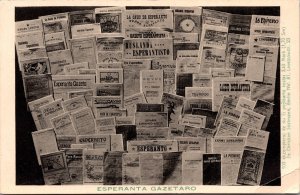 Mint Germany Picture Postcard Esperanto Spreading in worlds Printed Media