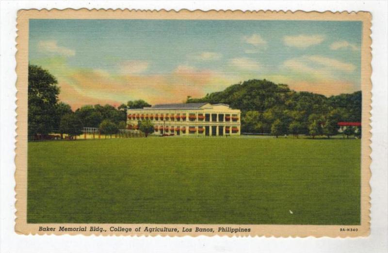 164   Phillipines Manila   COLLEGE OF AGRICULTURE   Baker Memorial Bldg