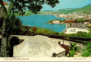 St Thomas Charlotte Amalie Panoramic View Seen From Bluebeard's Castle H...