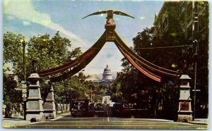 Postcard - Eagle Gate - Salt Lake City, Utah