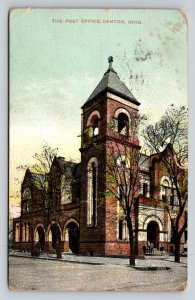 1910  Post Office   Canton  Ohio   Postcard