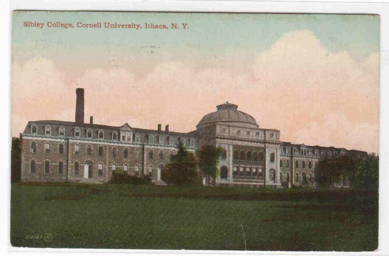 Sibley College Cornell University Ithaca New York 1913 postcard