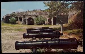 Vintage Postcard 1960's Fort Pickens, Santa Rosa Island, Pensacola, Florida FLA