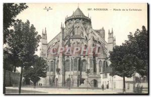 Old Postcard Bourges Apse of the Cathedral