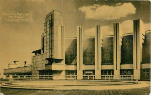 Postcard Pylons Of The North Facade Hall Of Science, A Century Of Progress