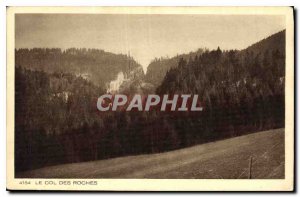Old Postcard Col des Roches