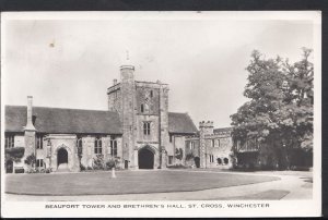 Hampshire Postcard - Beaufort Tower & Brethren's Hall, Winchester  RS1317