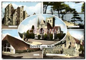 Modern Postcard Dives sur Mer The lieutenant Echappee harbor Hostellerie Les ...