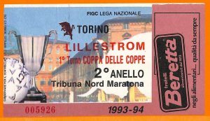 C2265- Vecchio BIGLIETTO PARTITA CALCIO - 1993-94 TORINO 