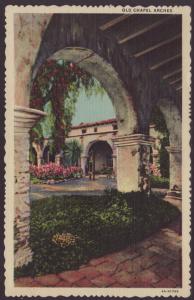 Chapel Arches,Mission San Juan Capistrano,CA Postcard