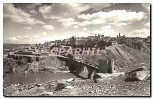 Old Postcard Toledo Saint Martin Bridge, and general view