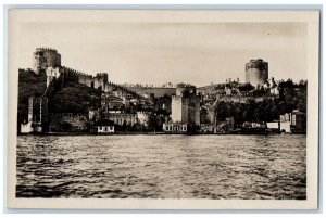 c1920's Roumelia Hissar Fort View Constantinople Turkey RPPC Photo Postcard 