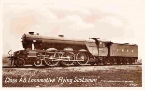 Flying Scotsman Class A3 Locomotive LNER British Railways Real Photo postcard