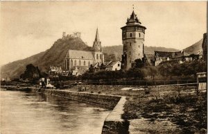 CPA AK Oberwesel Ruine Schonburg GERMANY (1011079)