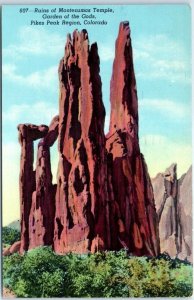 Ruins of Montezumas Temple, Garden of the Gods - Colorado Springs, Colorado