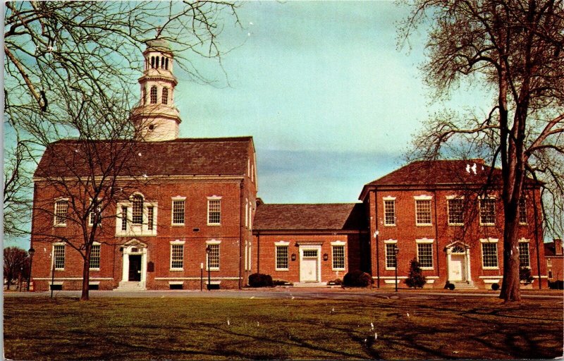 Old State House Dover Delaware DE Postcard VTG UNP Dexter Vintage Unused Chrome 