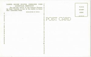 Daniel Boone Statue Cherokee Park Louisville Kentucky