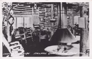 Wisconsin RPPC Real Photo Postcard - Fall Hall Glen - Black River Falls