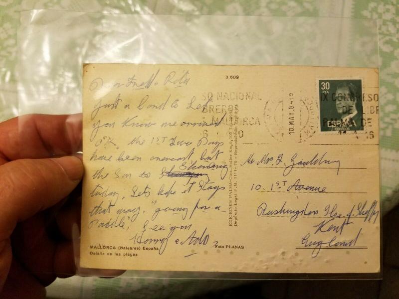 Postcard Espana Spain Sol Mallorca Coast Beach # 2474A