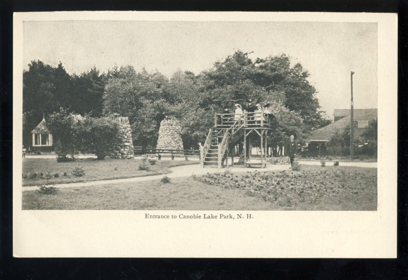 Salem, New Hampshire/NH Postcard, Entrance To Canobie Lake Park